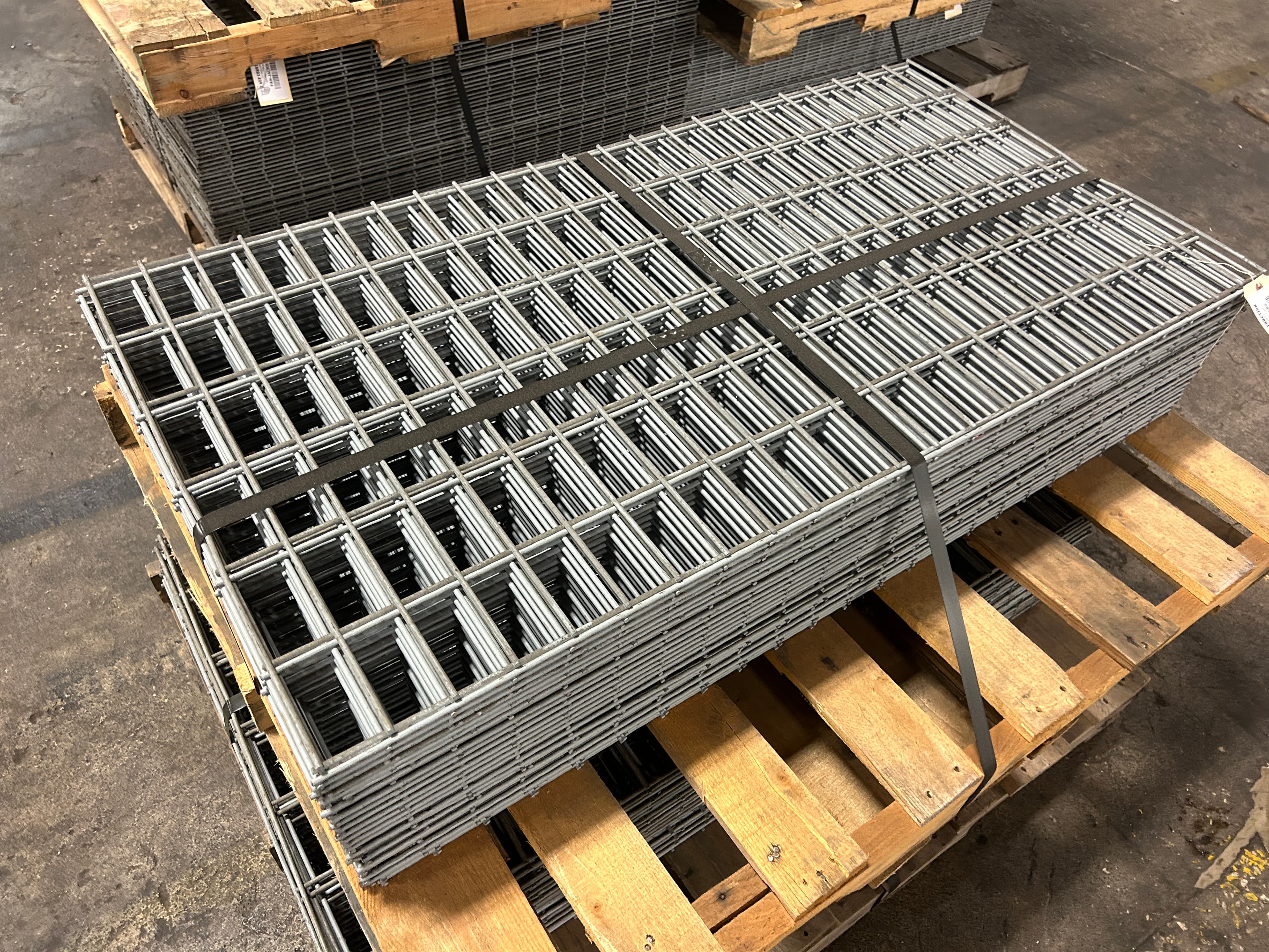 Riveted Shelving - Wire Deck